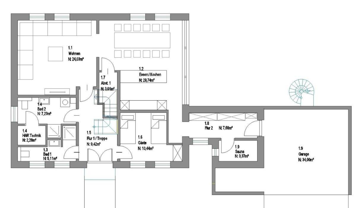 Fh Magnolia Fuer 12 Pers. Mit Terrasse + Dachterasse Villa Born Luaran gambar
